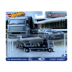 Hot Wheels 1/64 Team Transport Cars 16 MERCEDES-AMG GT3 & FLEET STREET Collection Metal Diecast Model Vehicles FLF56