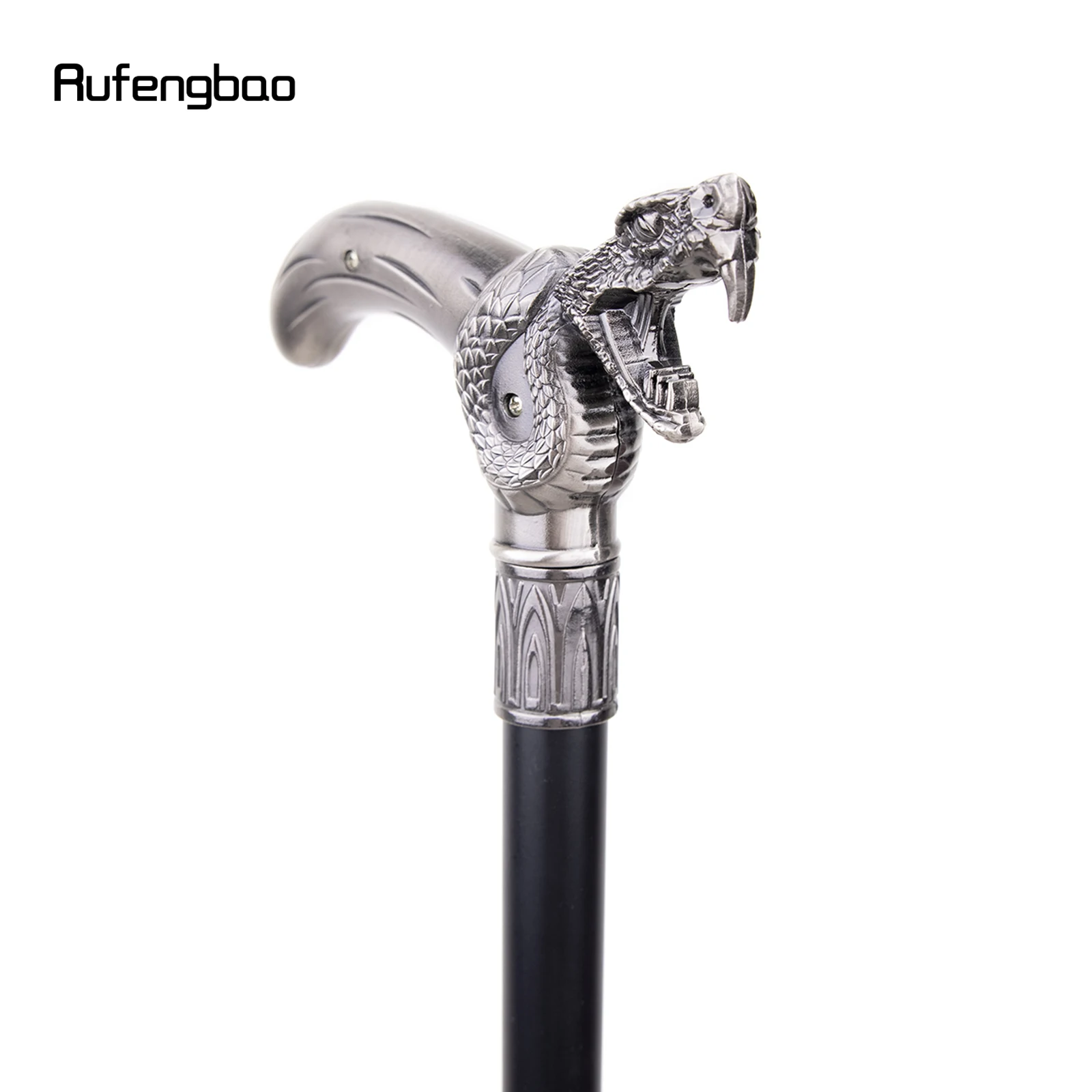 ไม้เท้าแฟชั่นแบบข้อเดียวลายหัวงู สำหรับตกแต่ง คอสเพลย์แวมไพร์ งานปาร์ตี้ ไม้เท้าฮาโลวีน ไม้เท้ายาว 93 ซม.