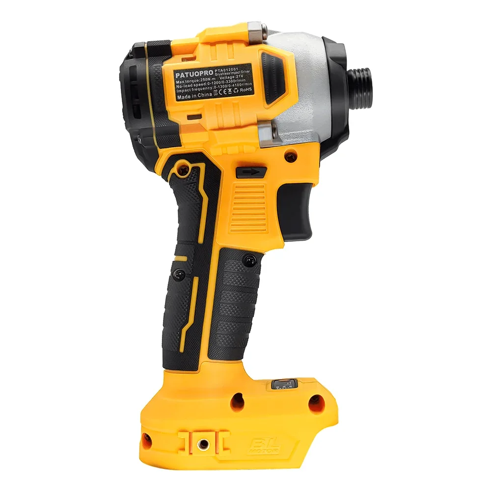 

4-Speed Brushless lmpact Screwdriver 250N.m Cordless Drill Driver 2-Mode Handheld Power Tools For Makita 18V Battery(No Battery)
