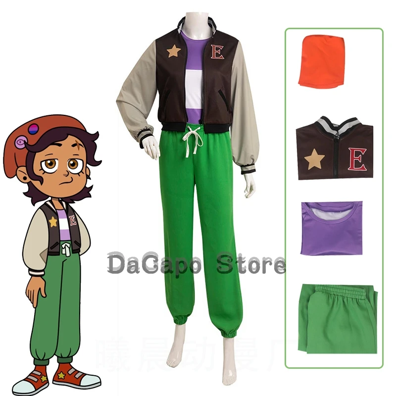 Anime The Owl TV Luzura House Luz Noceda Cosplay Costume Earth Outfit Halloween Party Coat Pants Set Cool Girl Human Clothes