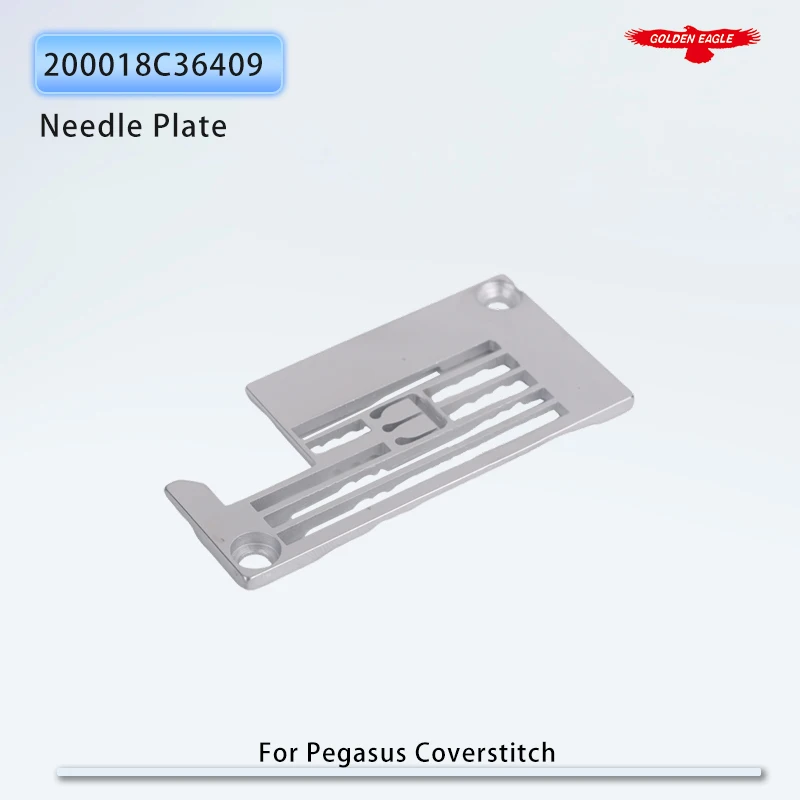 2Q0018C36409 Needle Plate Fit Pegasus W1600 / W3600 Left Type Covestitch Sewing Machine Parts Genuine Quality Throat Plate