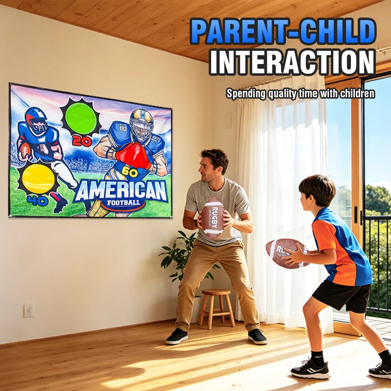 Children's Rugby Ball Toss Gam - đánh giá và giá Kids Indoor Outdoor Games