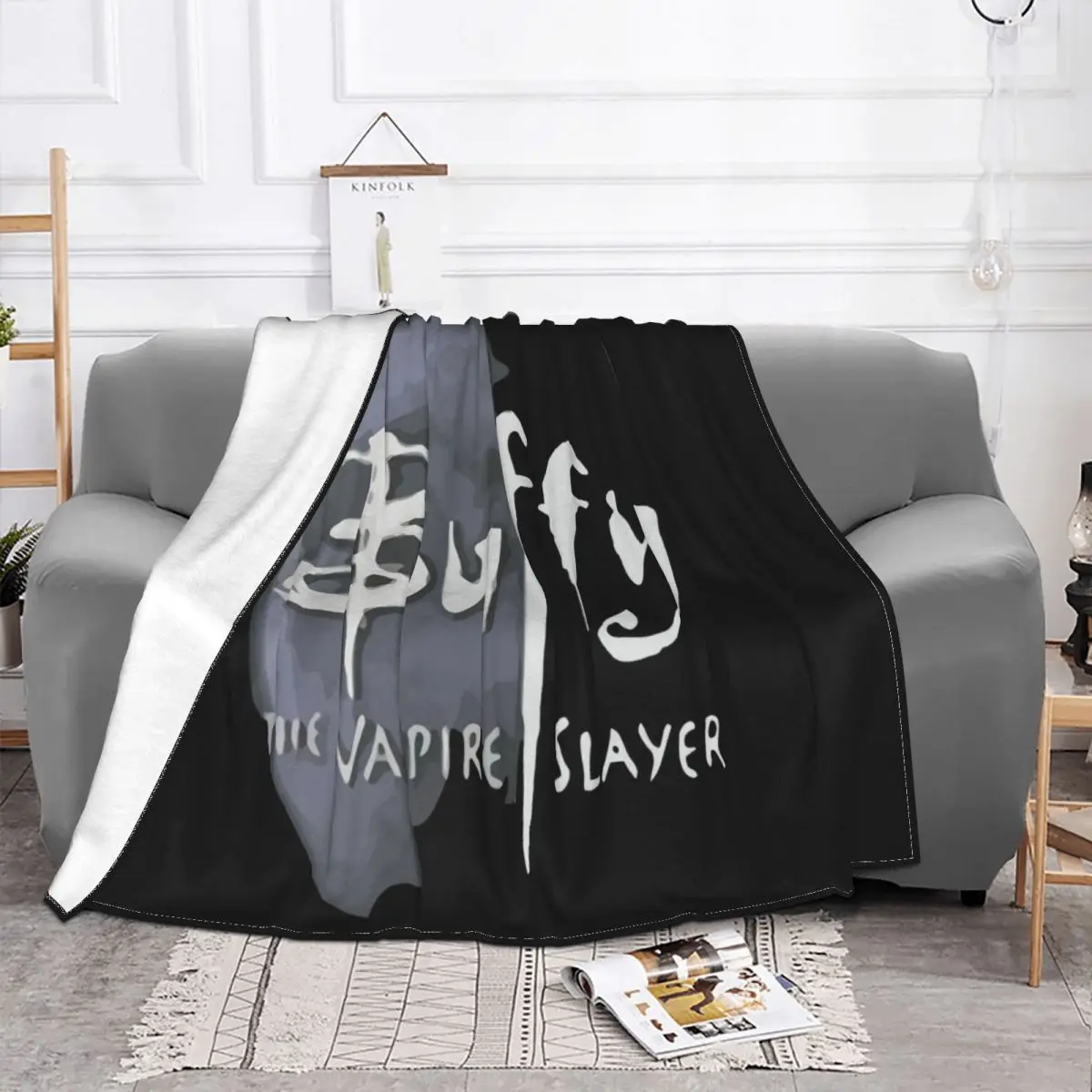 Buffy The Vampire Baseball Slayer Popular Tagless Unisex T- 3D High Quality Winter Customiz Comical Throw Blanket