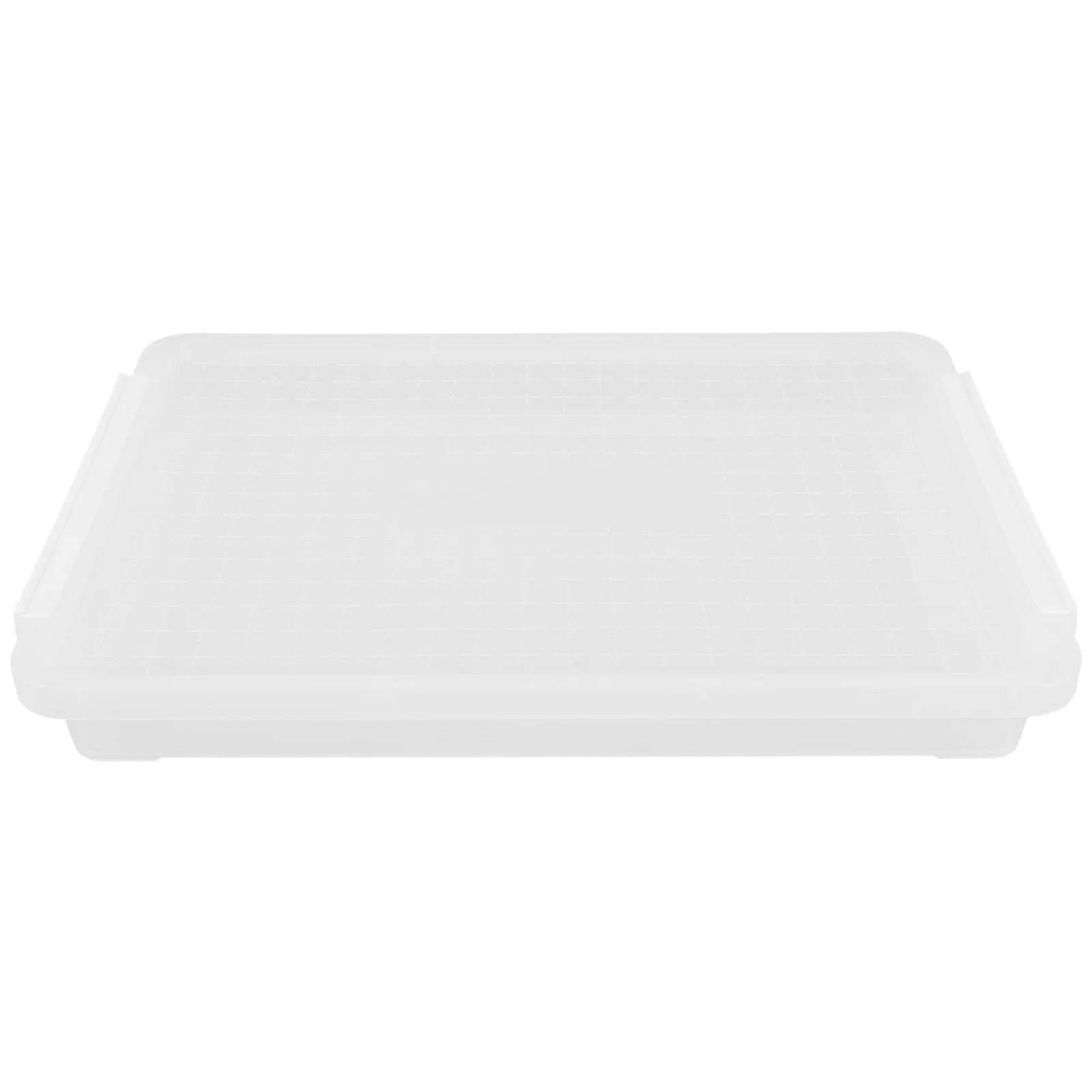 

A4 File Box With Lid Stackable Waterproof Document Organizer Case For Office School Desktop Storage Plastic File Container