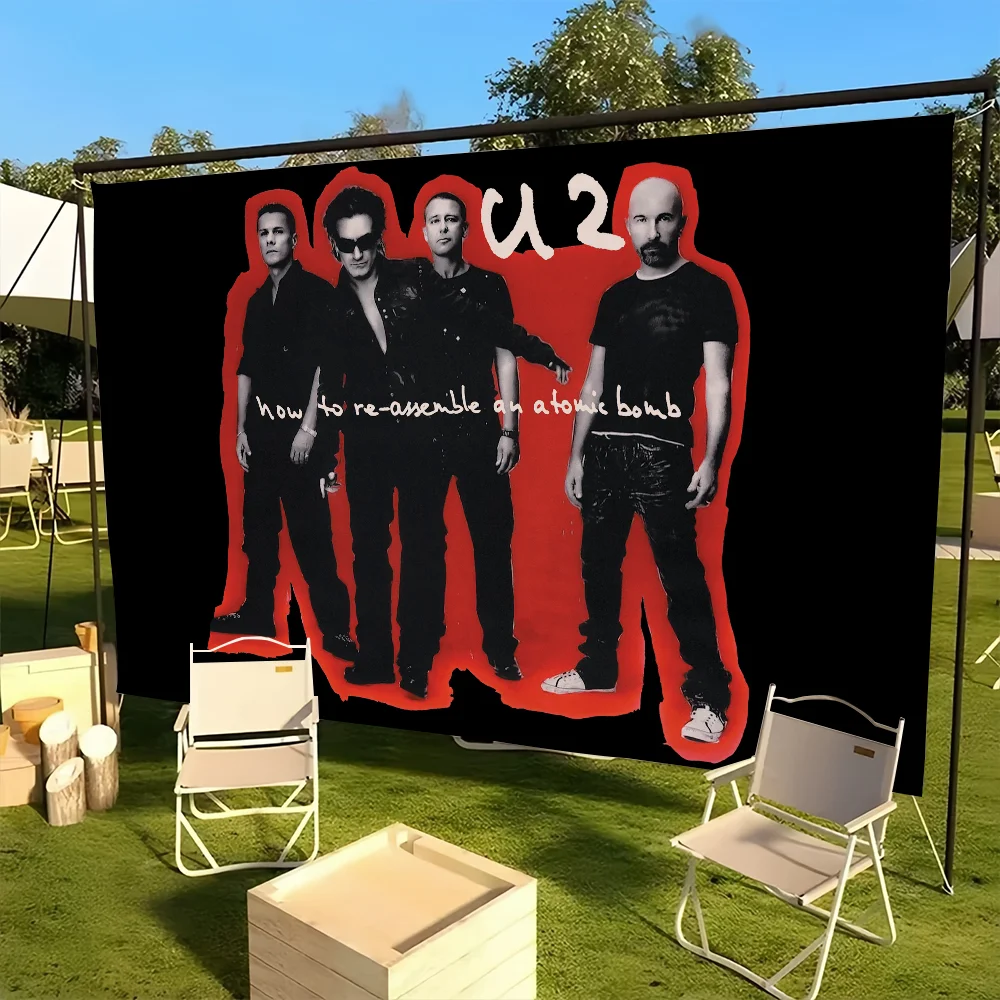 How To Dismantle An Atomic Bomb Band U2 flag For Picnic Party Art Home Decoration Outdoor Camping Banner