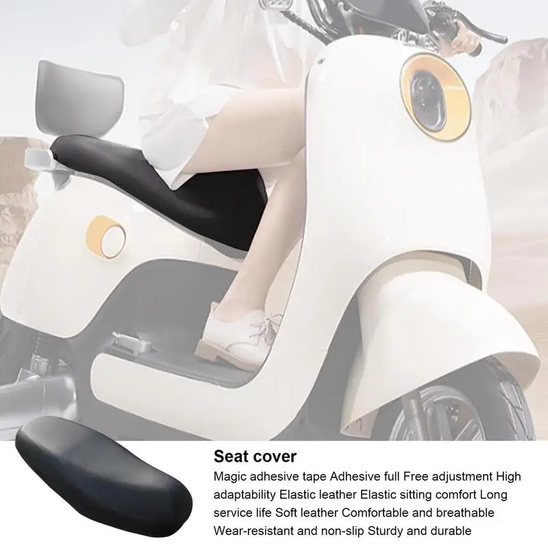 Motorcycle Seat Cover Dustproof Large Seat Pad Cover for Long Rides Lightweight Moped Cushion Accessories for Scooter Electric C