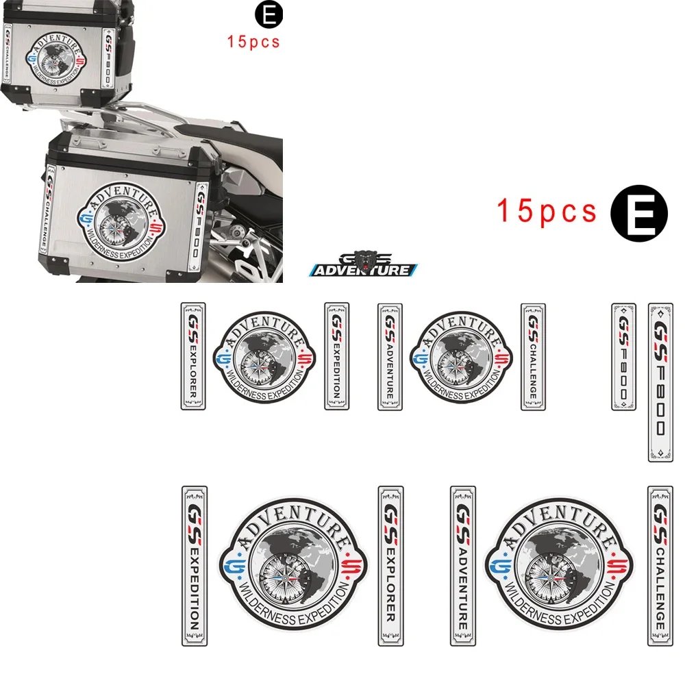 

For BMW F800GS F800 GS ADV Motorcycle Sticker Luggage Tail Top Side Aluminum Box Case Decal F800GS Moto Sticker Film Adventure