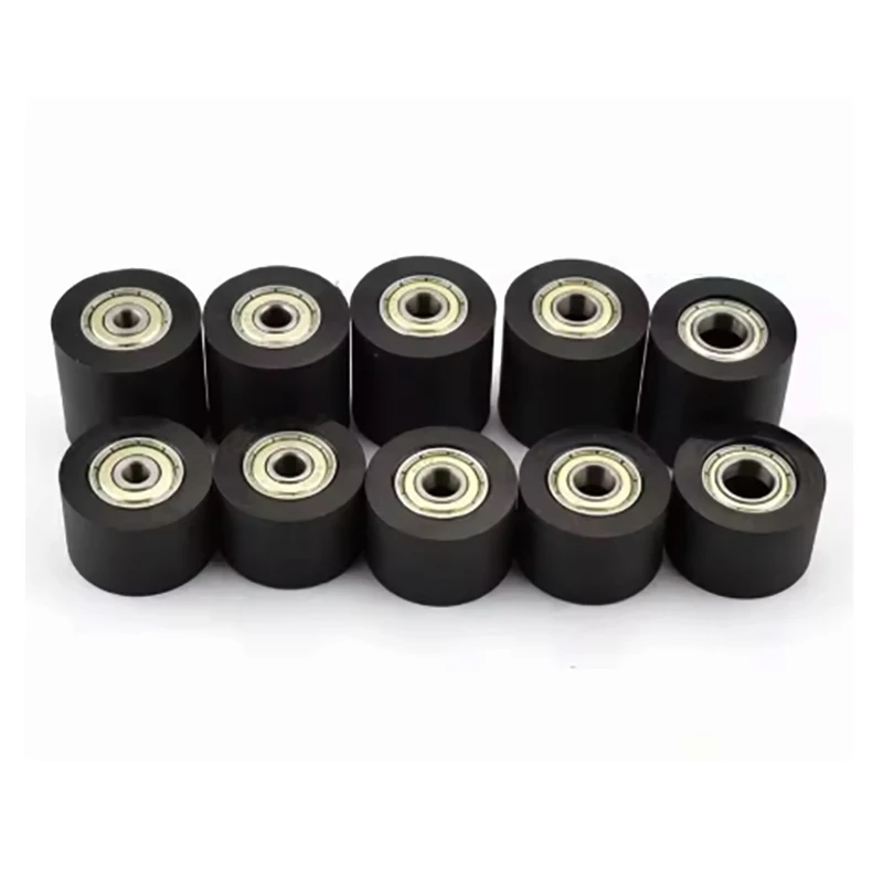 Double Bearing Polyurethane Roller 626 Conveyor Belt Guide Wheel Wear-resistant 30×20×30mm Inner Diameter 5/6/7/8/10mm Pulley
