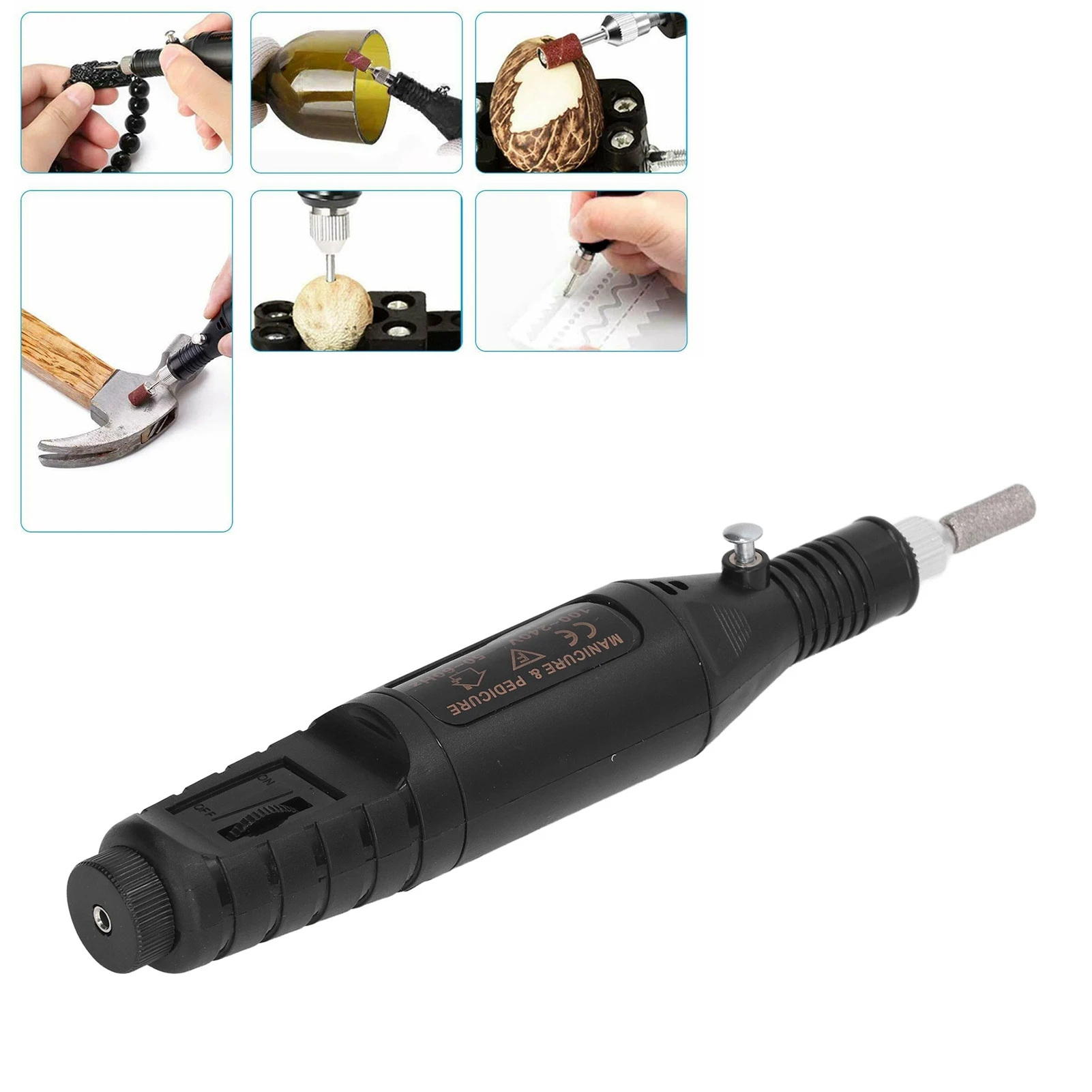 Máquina de grabado alimentada por USB, mini herramienta rotativa, grabador eléctrico, pluma de grabado para lijar, pulir, manualidades de bricolaje