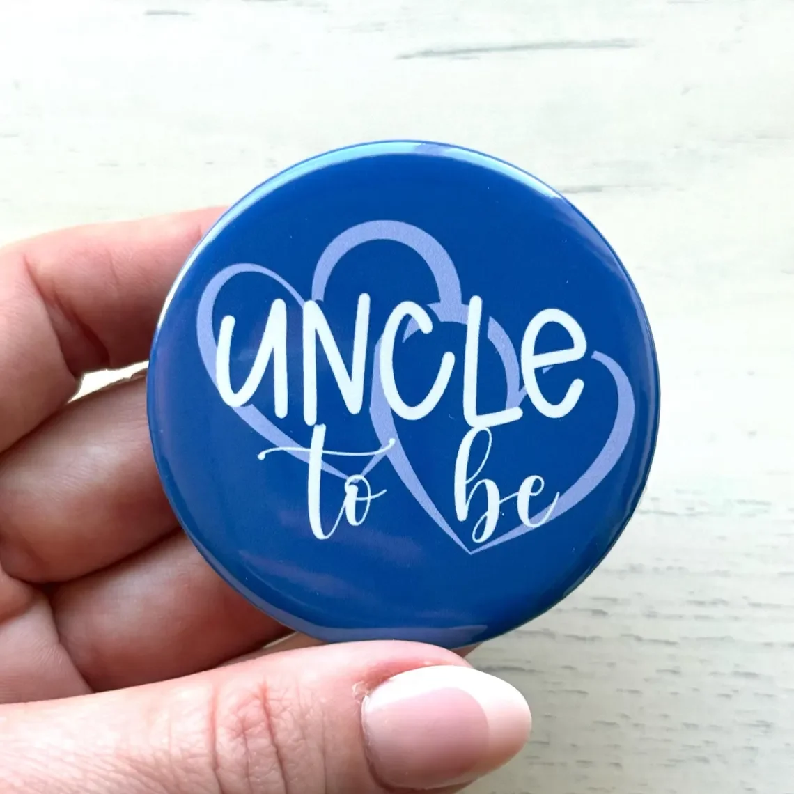 6-حزمة الأم لتكون الأب ليكون الجدة ليكون محايدًا الجنس تكشف لصالح القلب تحت عنوان Pinback زر القلب دبابيس استحمام الطفل