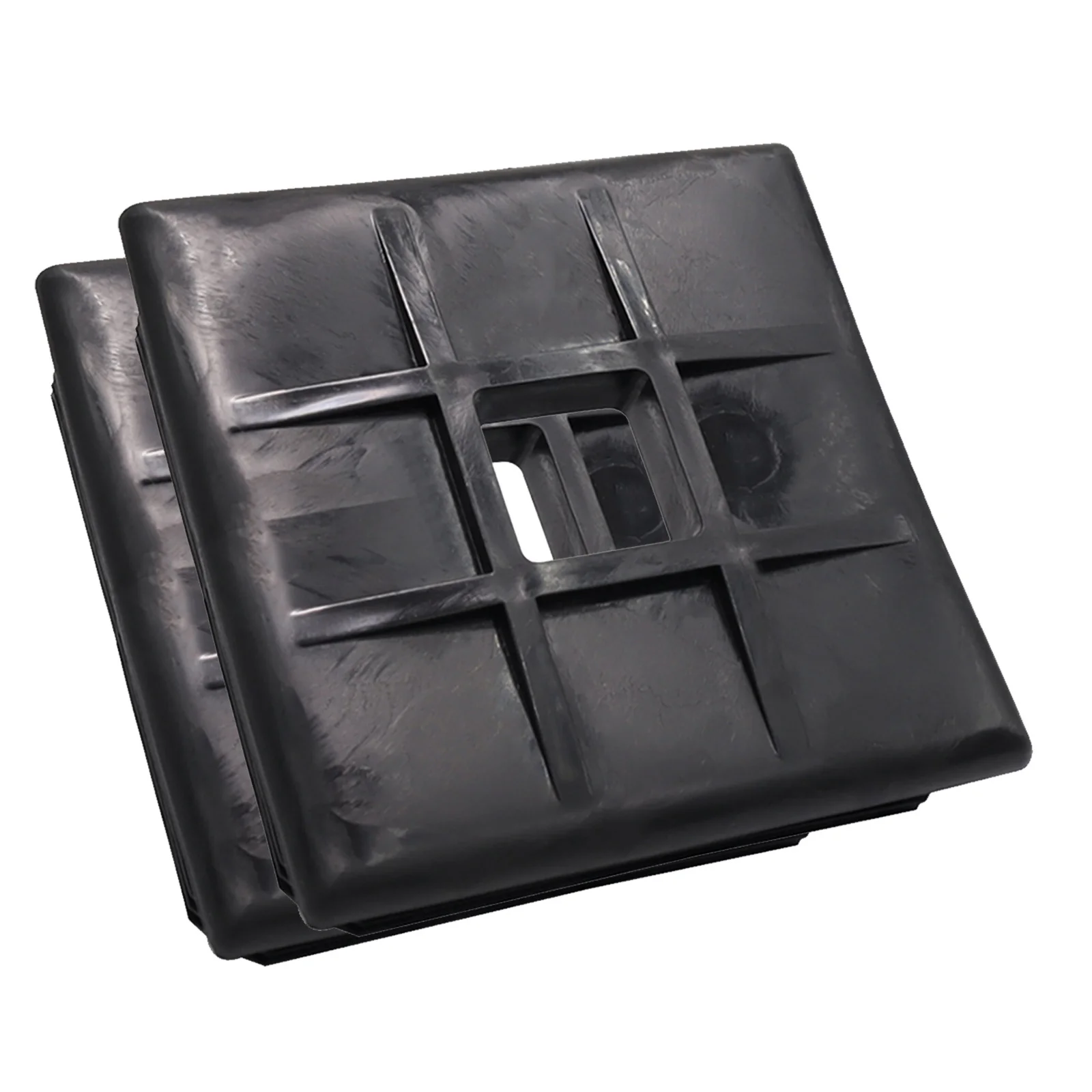 

2pcs Rv Plugs Sewer Cap For 4 Inch Square Abs Rear Bumper Cover For Camper Trailer Sewer Hose Durable Bumper Plug Cap