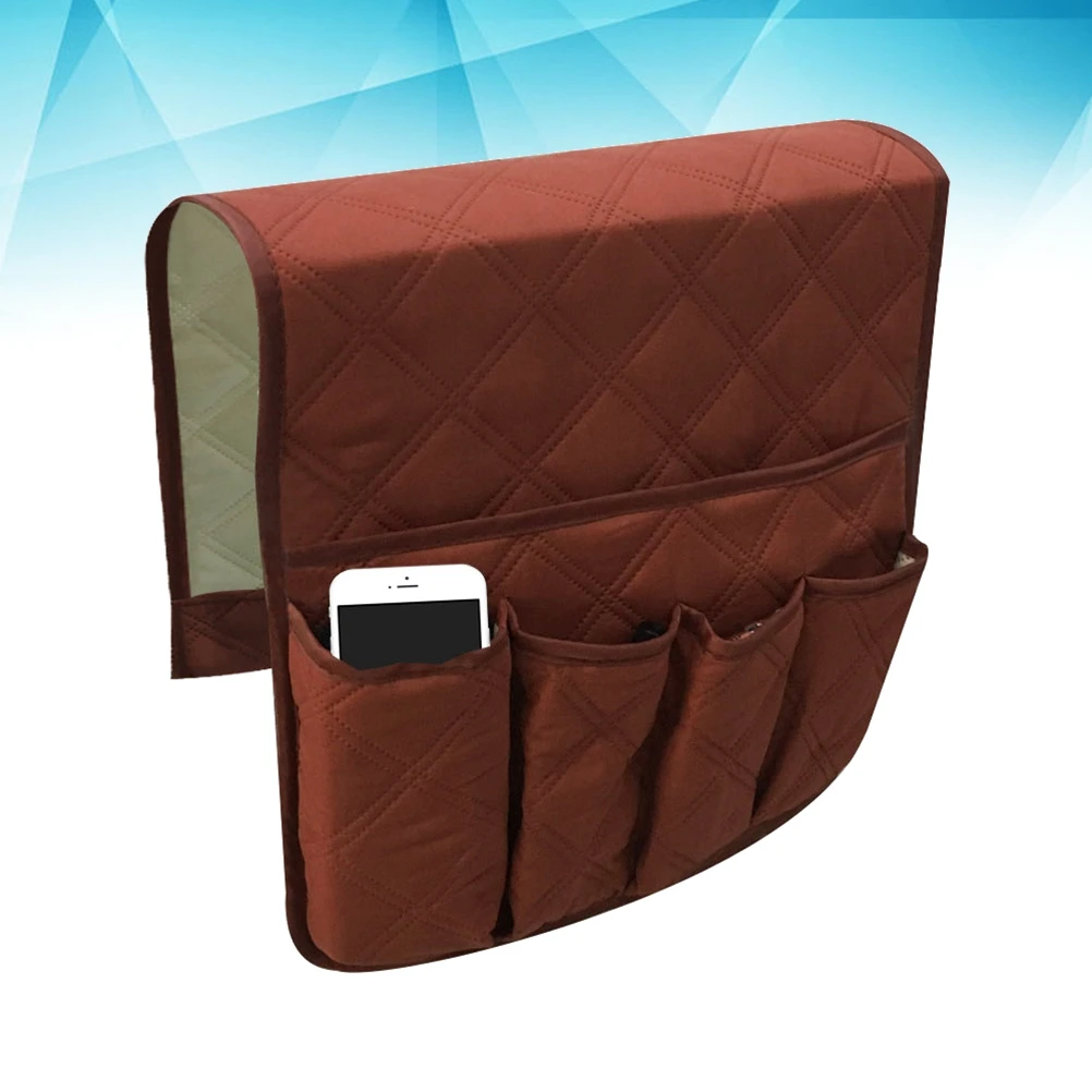 

1Pc Stylish Felt Fabric Bedside Sofa Storage Bag Holder Organizer For Dorm Pram Car Bed Rails