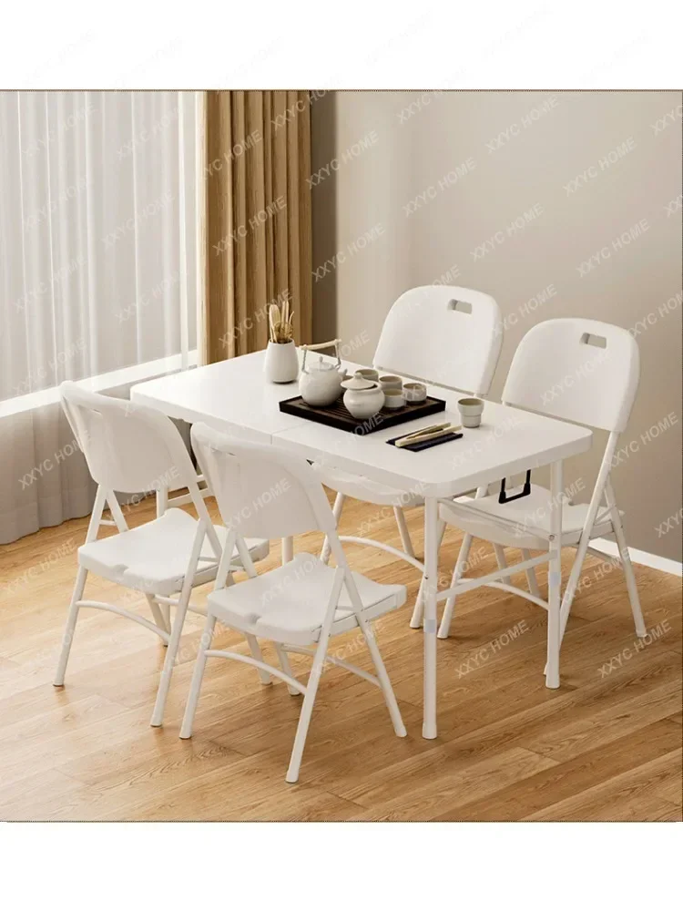 Household Simple Dining Table Outdoor Night Market Stall Student Desk Small Apartment Dining Table