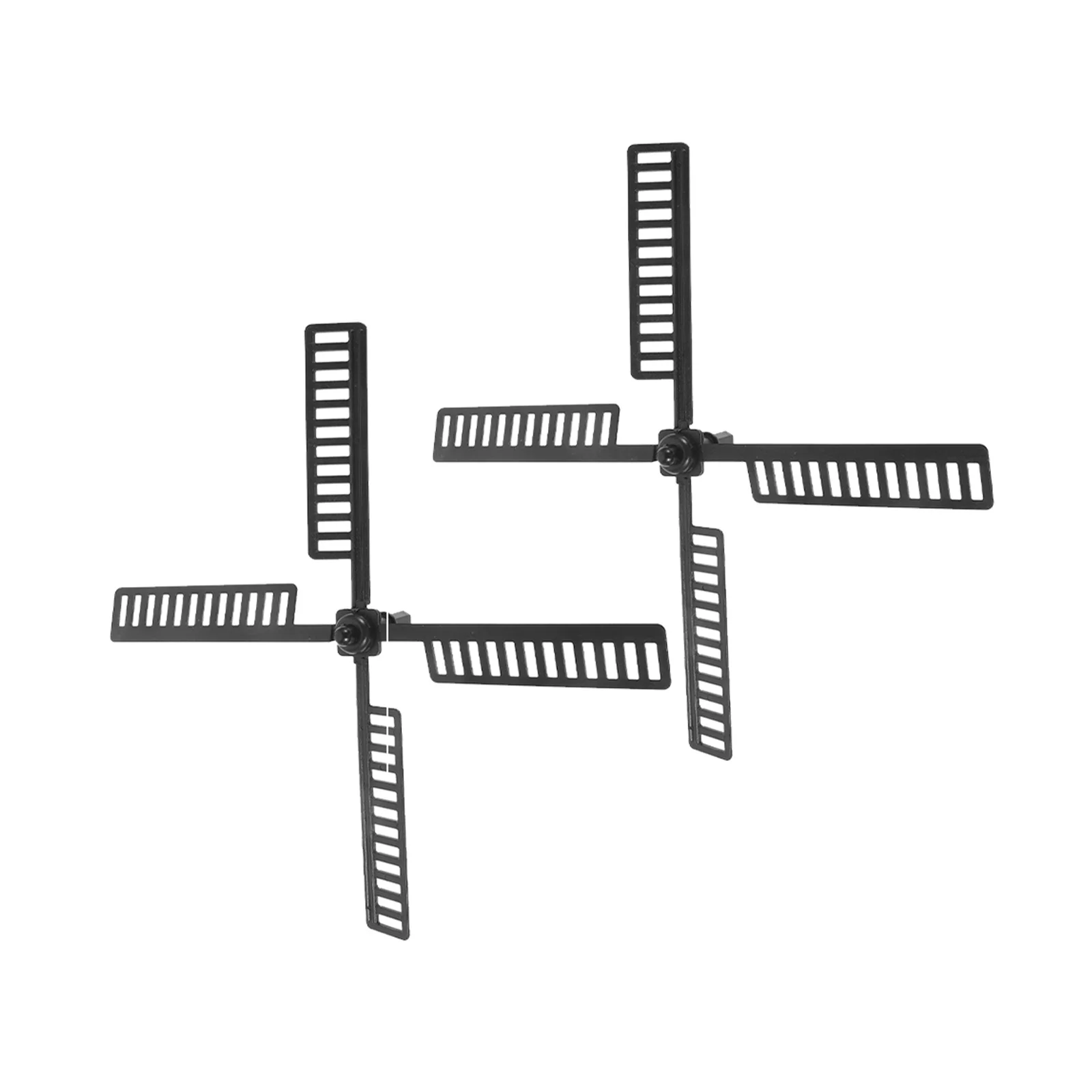 

2Pcs Waterproof Solar Windmill Parts Plastic Windmill Leaves Replacement for Outdoor Decorative Landscape