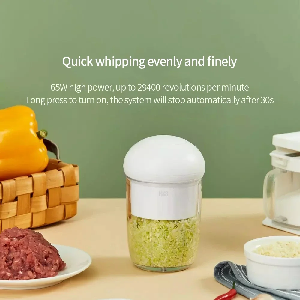 الأصلي huoho اللاسلكية مفرمة اللحم الكهربائية متعددة الوظائف التكميلية الغذاء اثارة الثوم قطعة أثرية ماكينة طهي