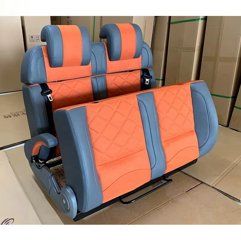 Customize 2025 High Quality Custom Converted Motorhome Seat Reclinable Flipped Luxury Van Seat Bed