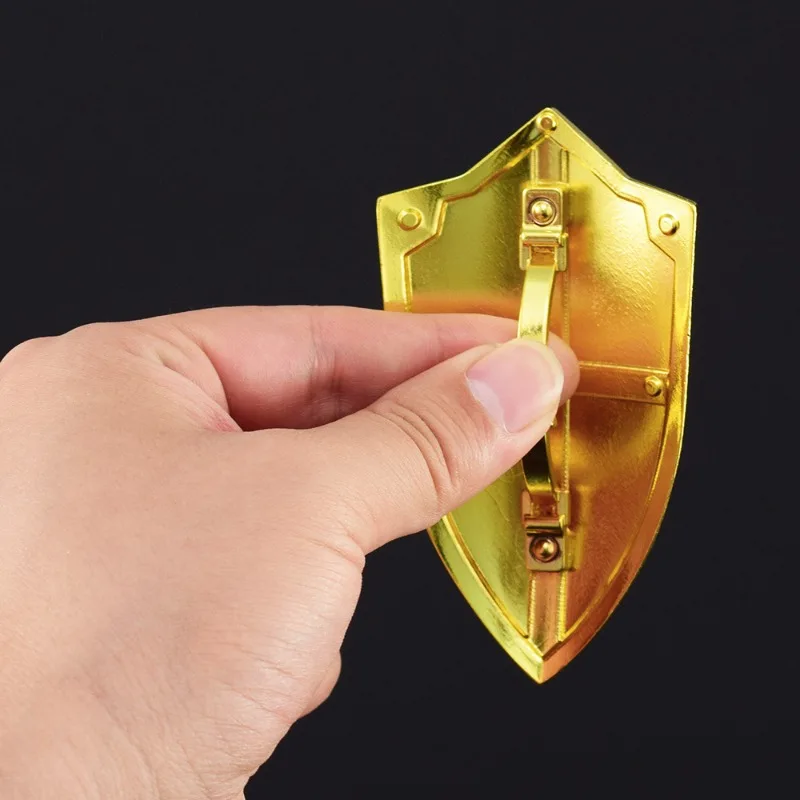 9.5cm/3.74in Zeldaa Kingdom Tears Sky Espada Guarda Escudo Clã Real Arma Modelo Artesanato Decorações Ornamentos Coleções Desktop