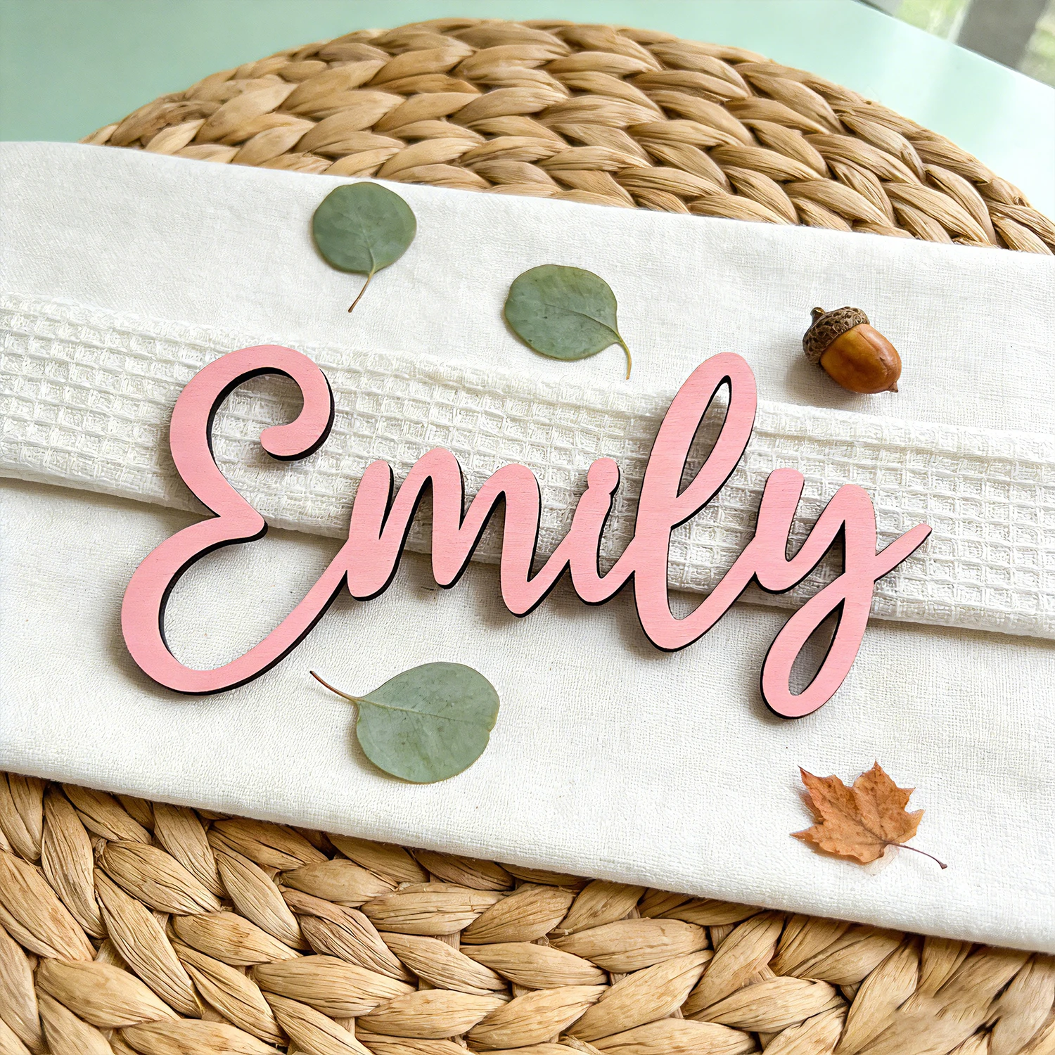 1pc Customized personalized name tag, Customizable letters or names, Perfect Gift For Home Decor view 4