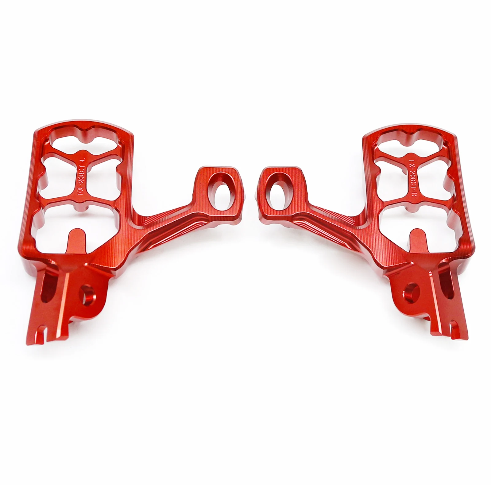 RED For Honda CR125 CR250 CRF150R CRF250R CRF450R CRF450X CRF250L CRF250M CNC Extender Wide Fat Footrest Footpeg Foot Pegs Pedal