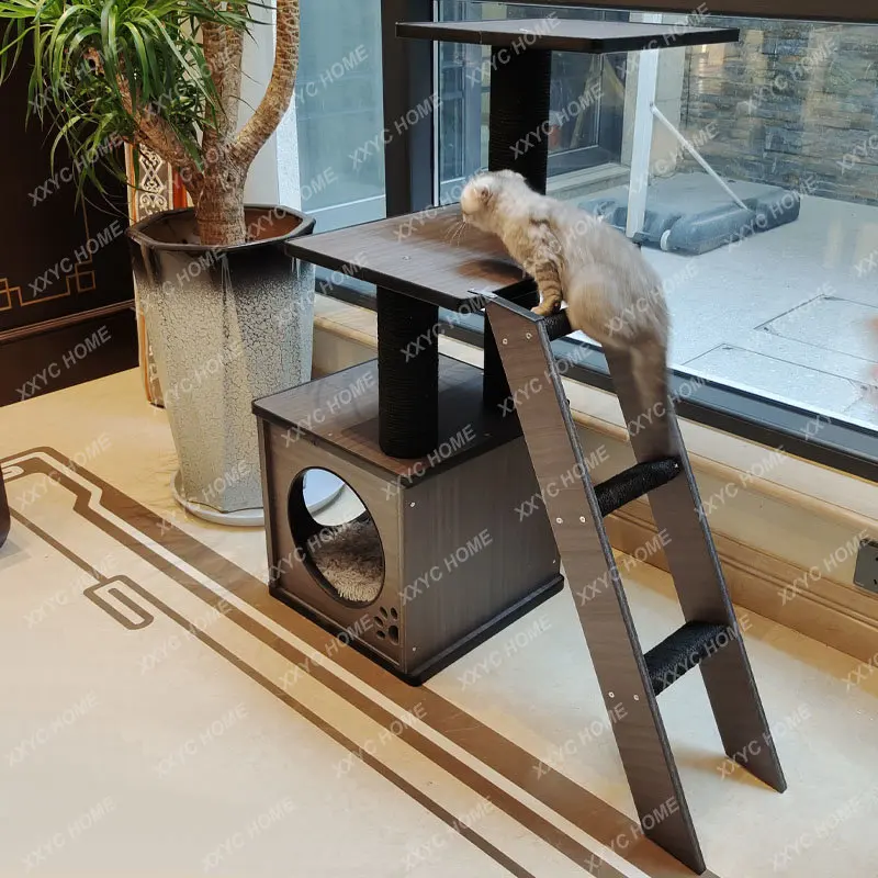 

Claw Cat Climbing Frame with Cat Nest Integrated Not Covering an Area of Cat Climber Cat Tree Cat Toy Sisal Cat Scratch Trees