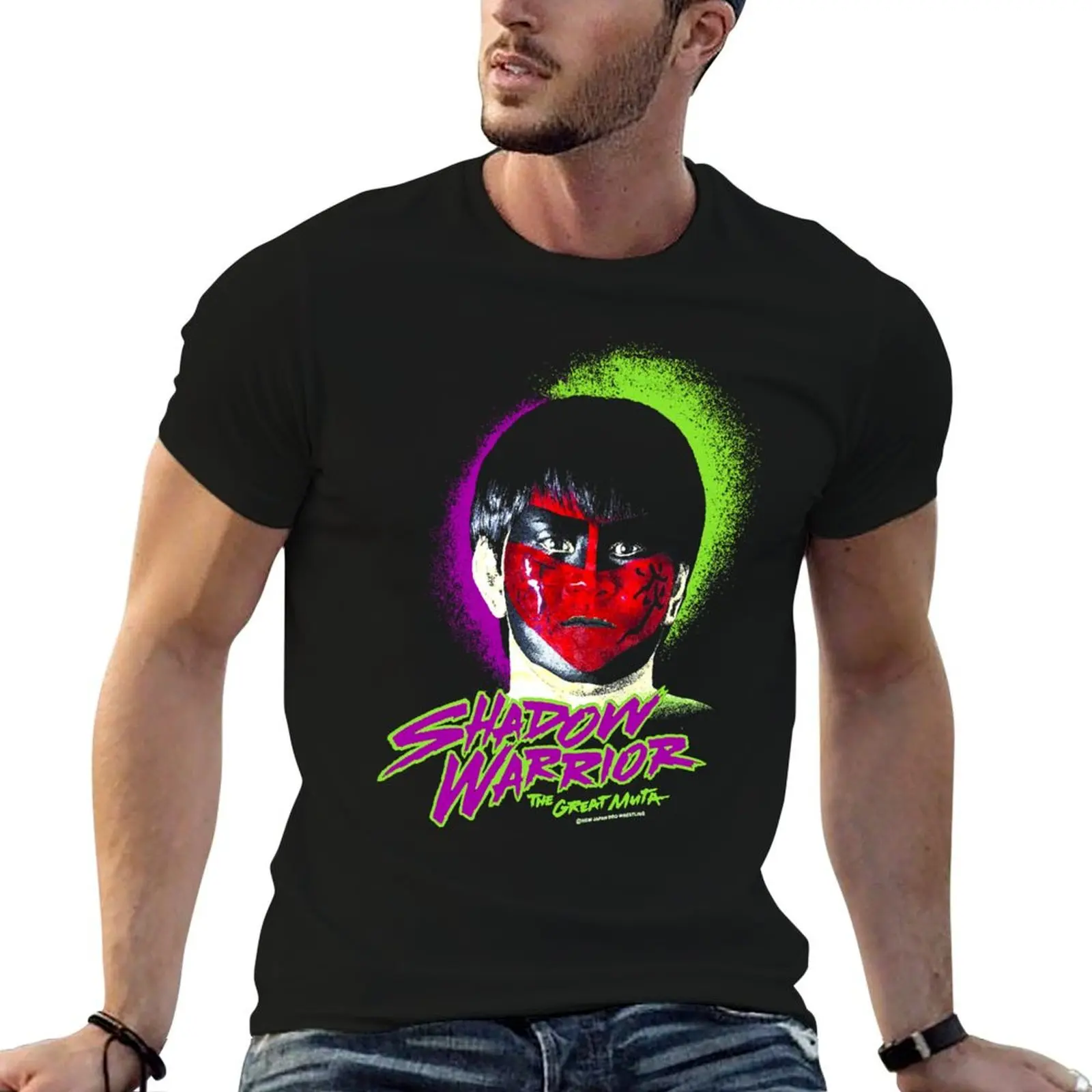 

The Great Muta - Shadow Warrior - WCW NWA Premium T-Shirt t shirts for man graphic funny T-Shirt