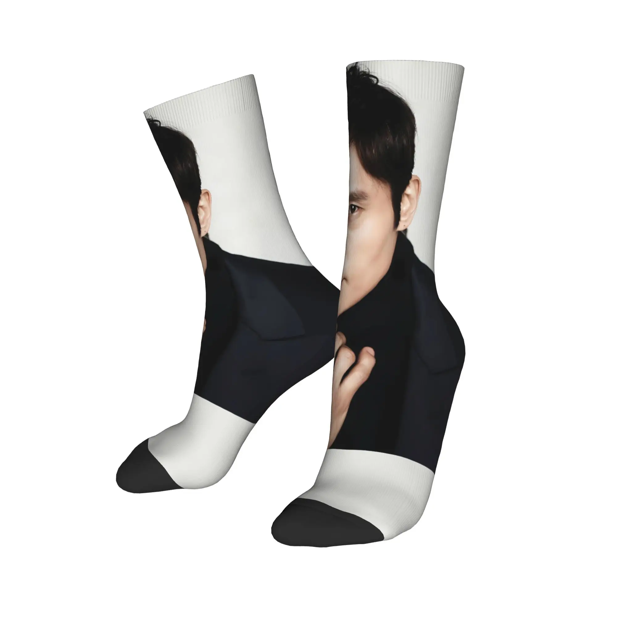 لي بيونغ هون جوارب الرجال الجوارب عالية الجودة الجوارب غير رسمية الربيع سكيت عدم الانزلاق جوارب مطبوعة هدية عيد ميلاد #3