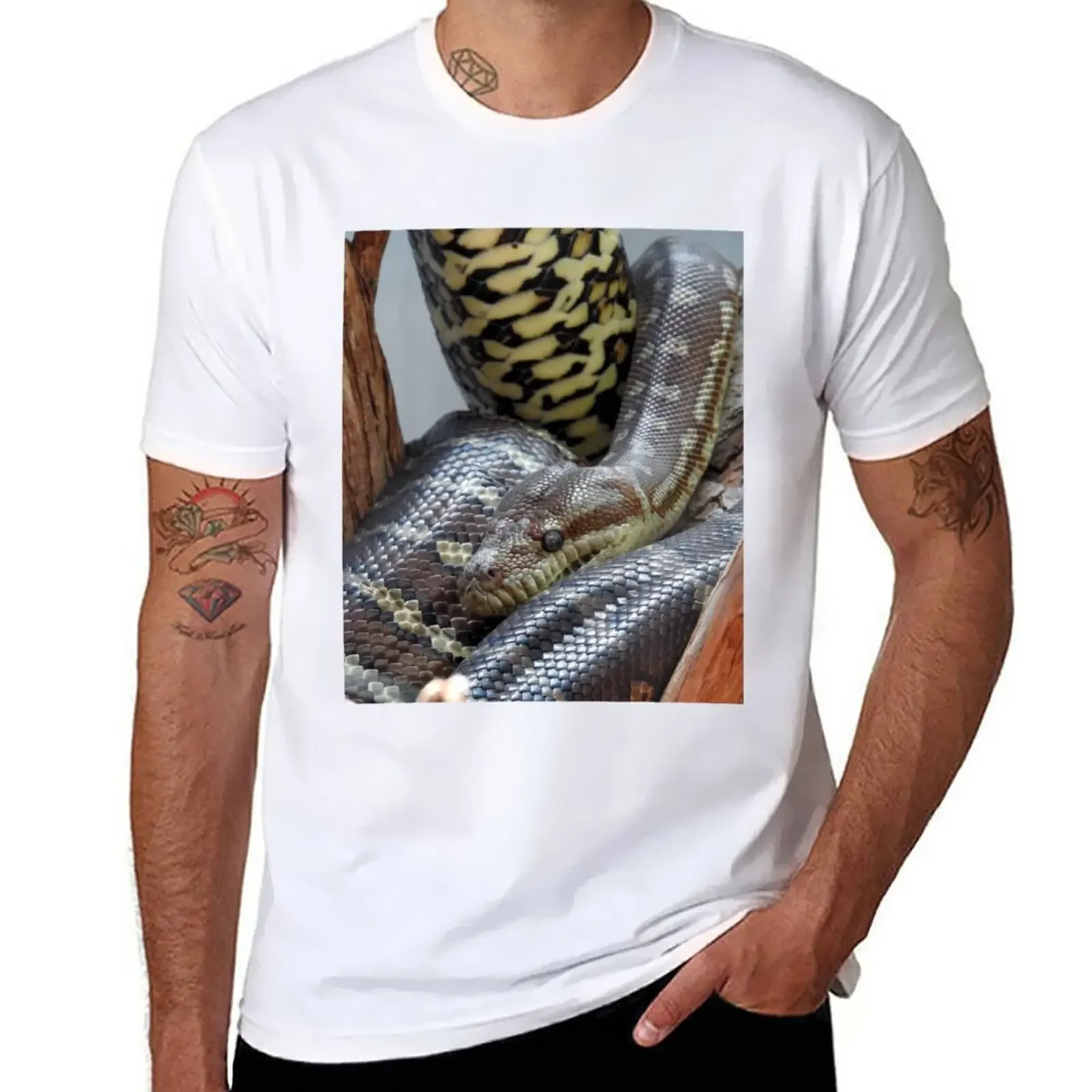 Centralian Carpet Python T-Shirt customs design your own cute tops plain white t shirts men
