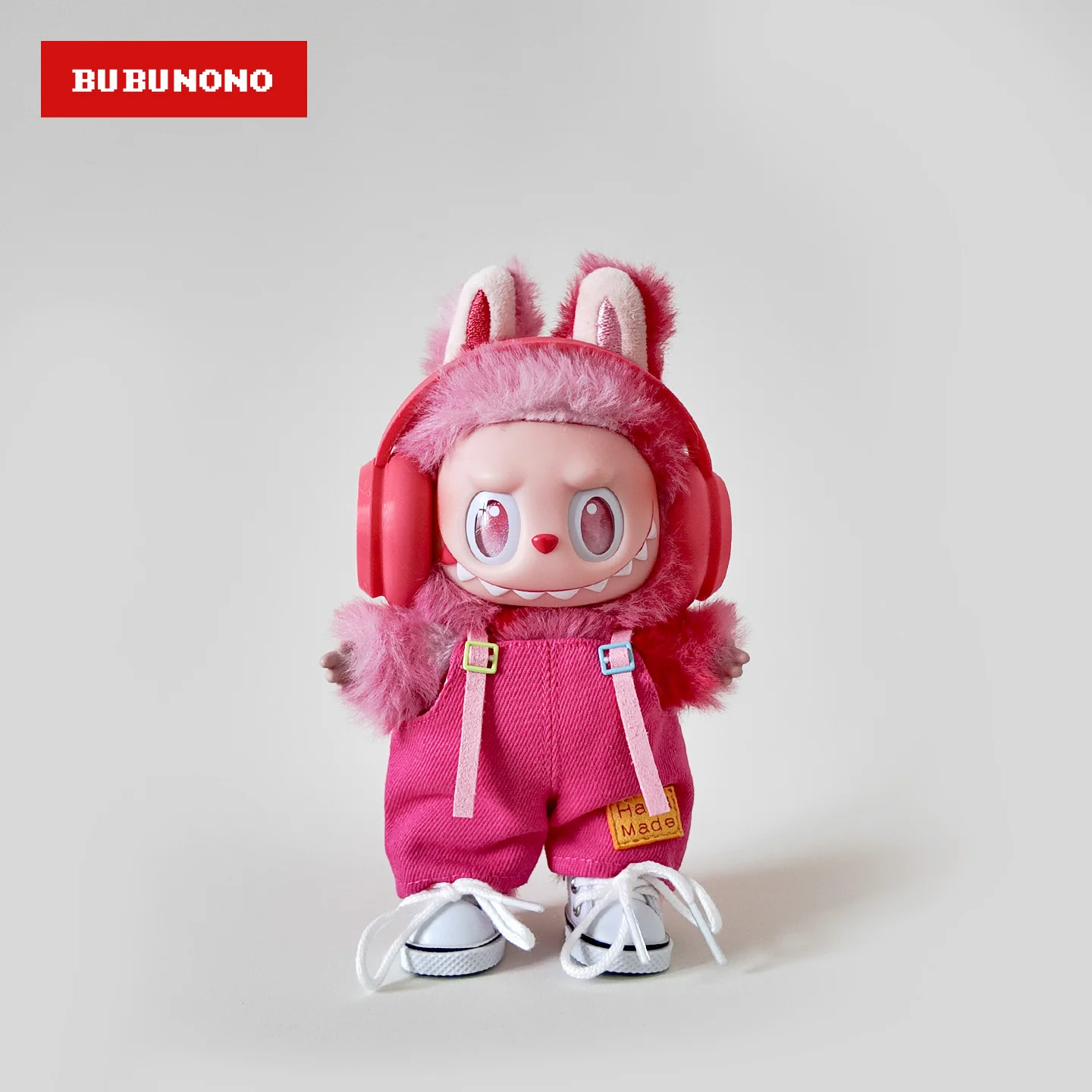 

"High Energy Series" Labubu 3.0 1.0 Gen Vinyl Plush Standing Doll Clothes DIY Outfit Set with Fashion Accessories