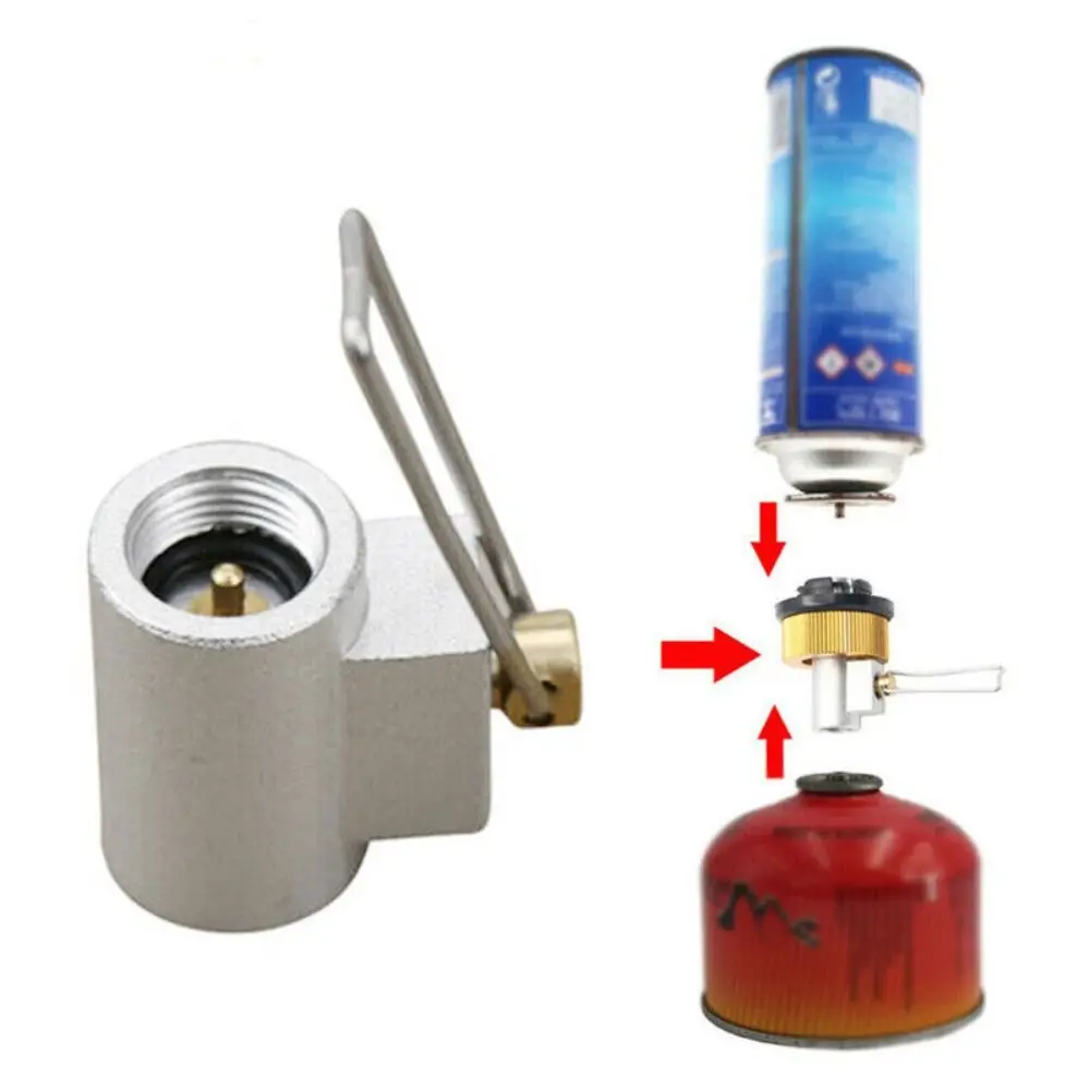 Tanque de Gas duradero, convertidor para exteriores, cambiador, adaptador de recarga de quemadores, convertidor de recarga de válvula