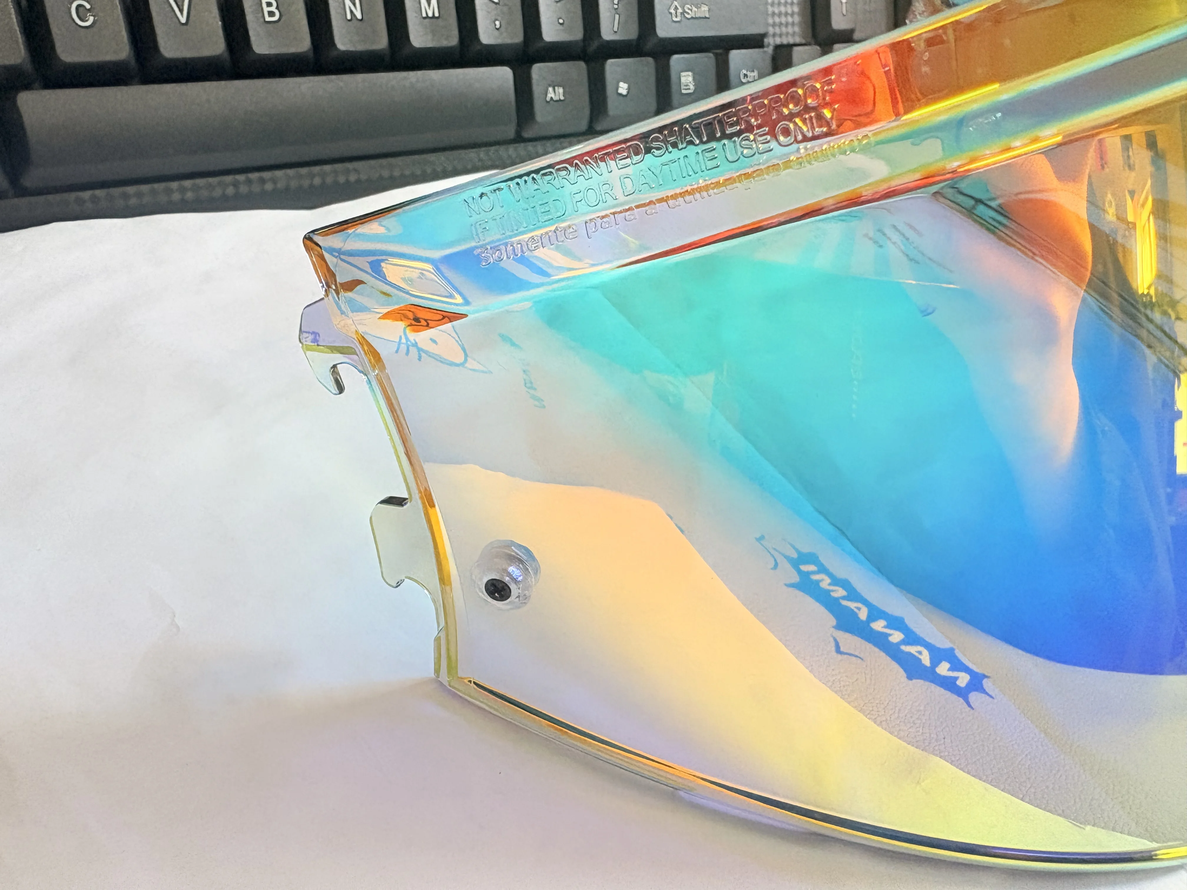 Ls2 Ff910 Advant II خوذة دراجة نارية رؤية LS2 FF910 مسدس إلكتروني عدسة حمراء أصلية حاجب من الشمس Capacete Ls2