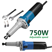 750W 220V Mini Electric Drill Electric Grinder For Rotary Tools Grinder Metal Surface Grinding Polishing Power Tool 5 Speed
