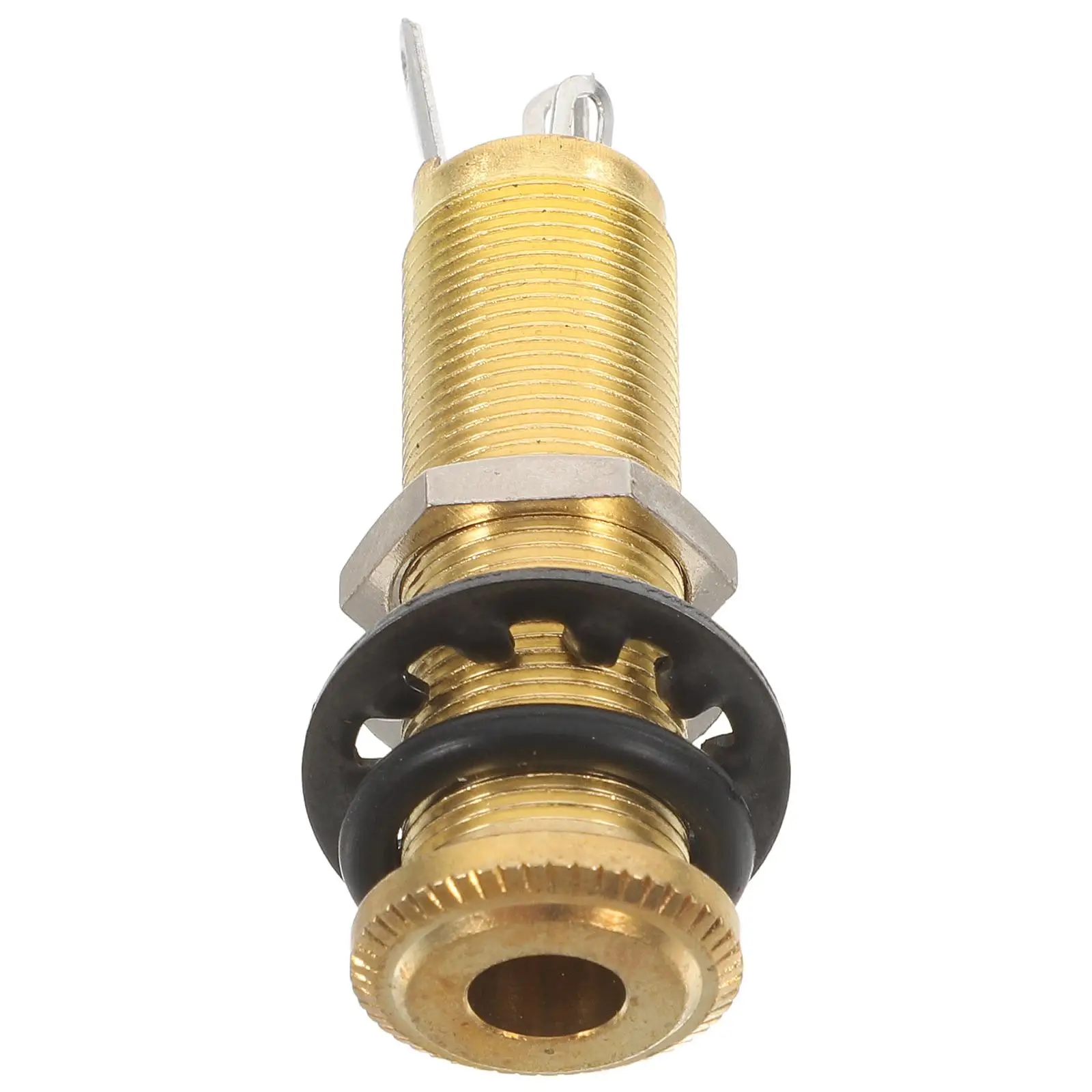 Guitar Bass 1 4 Stereo Jack Cylinder Socket Guitar Jack Cylinder Output Jacks Output Endpin Replacement