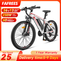 FAFREES 26 Hailong One 250W Electric Bicycle 26Inch Bike 36V 13Ah Adult Electric Motorcycle Ebike Outdoor MTB Mountain Bicycle