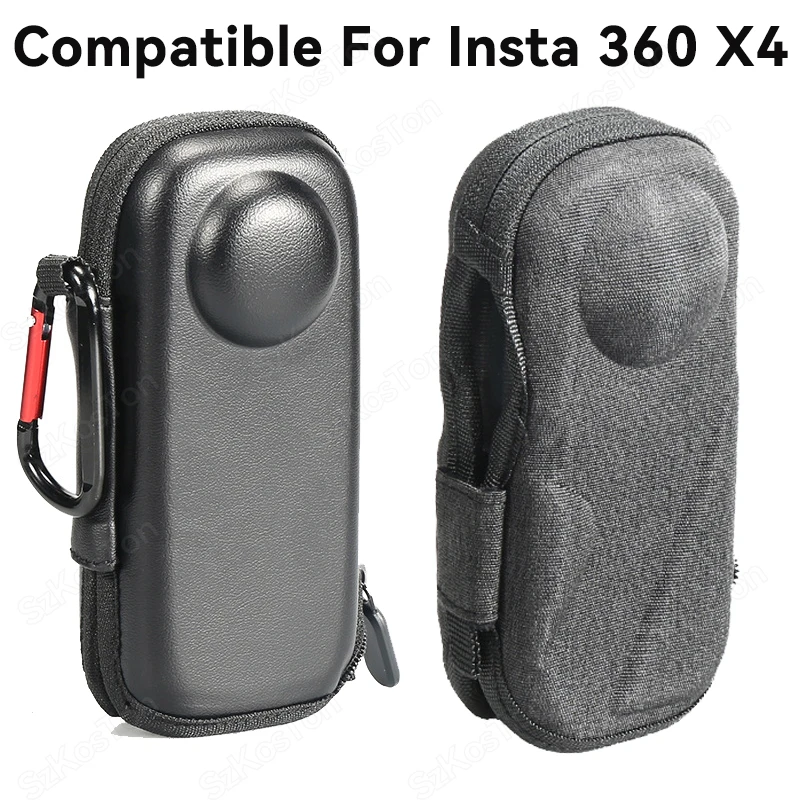 Mini Storage Case for Insta360 X4 Accessories Anti-scratch Portable Storage Bag for Insta 360 X4 Action Camera Carrying Bag