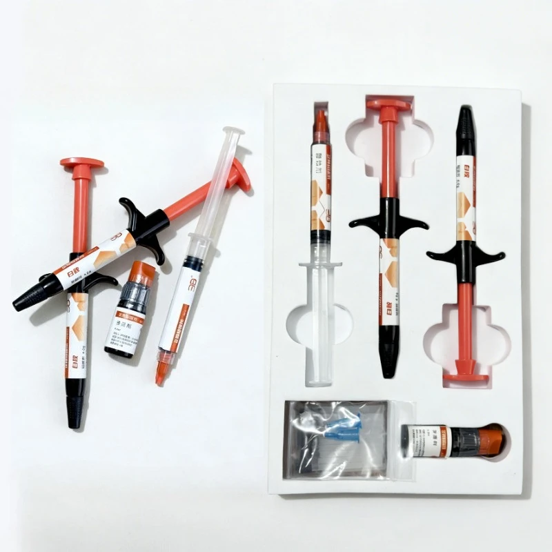 Dental Material Set 3B Adhesive Brackets Orthodontic Adhesive Penetrating Agent Acid Etching Agent 3B Light Curing Adhesive Box