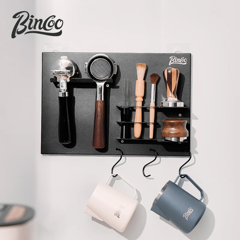 Imagem -02 - Bincoo Café Portafilter Suporte de Filtro de Café Espresso Auto-adesivo 51 mm 54 mm 58 mm Wall Mounted Rack Coffe Rack de Parede