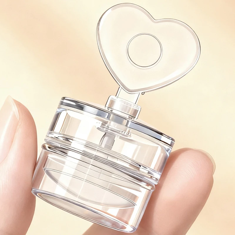 ハート型ネイルスタンパー スクレーパー付き ゼリーシリコンヘッドスタンプ フレンチネイル印刷用 ネイルアートスタンピングプレート マニキュア