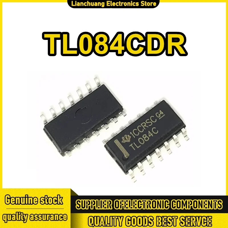 10PCS TL084CDR TL084C TL084 084CDR TL IC CHip FET-Input Operational Amplifiers SOP14 in Stock 100% New Originl