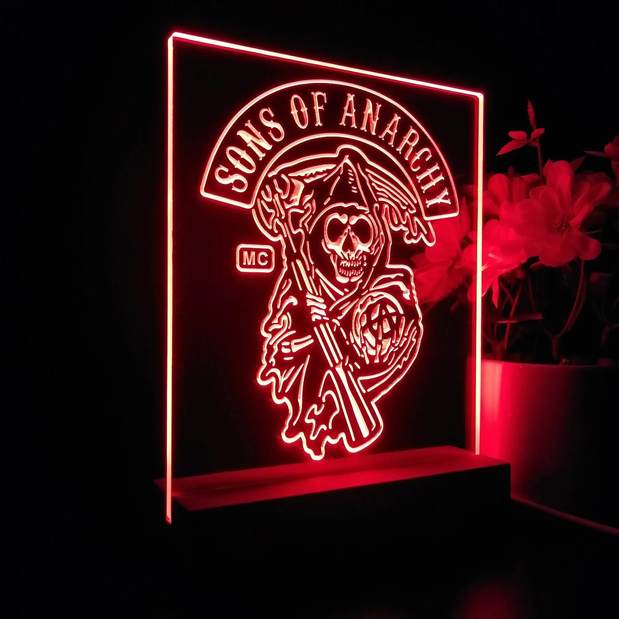 

Настольная лампа Sons of Anarchy 3D Illusion Night Light