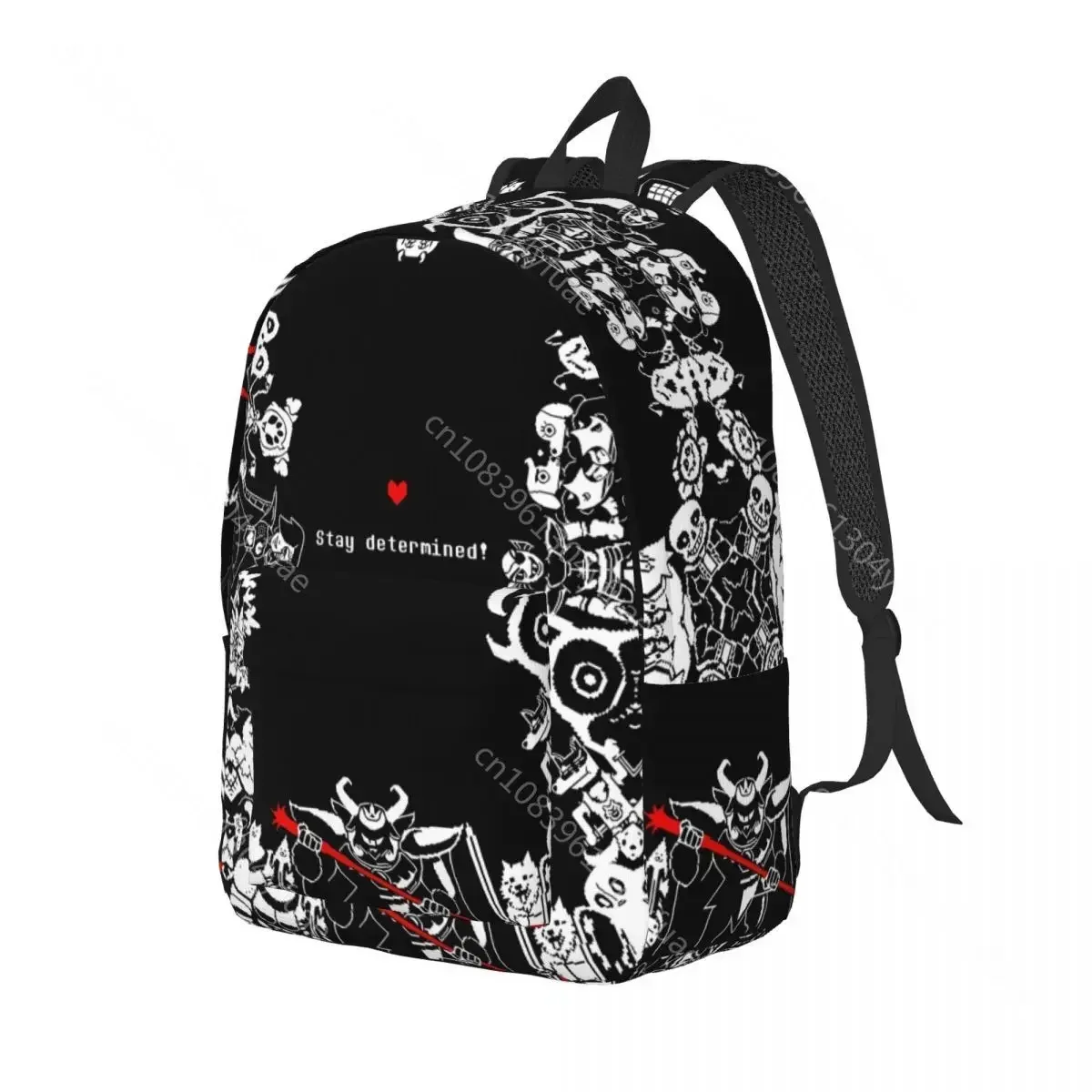 Undertale Sans Game Backpack Anime Aesthetic Backpacks Women Men Outdoor Large High School Bags Custom Rucksack