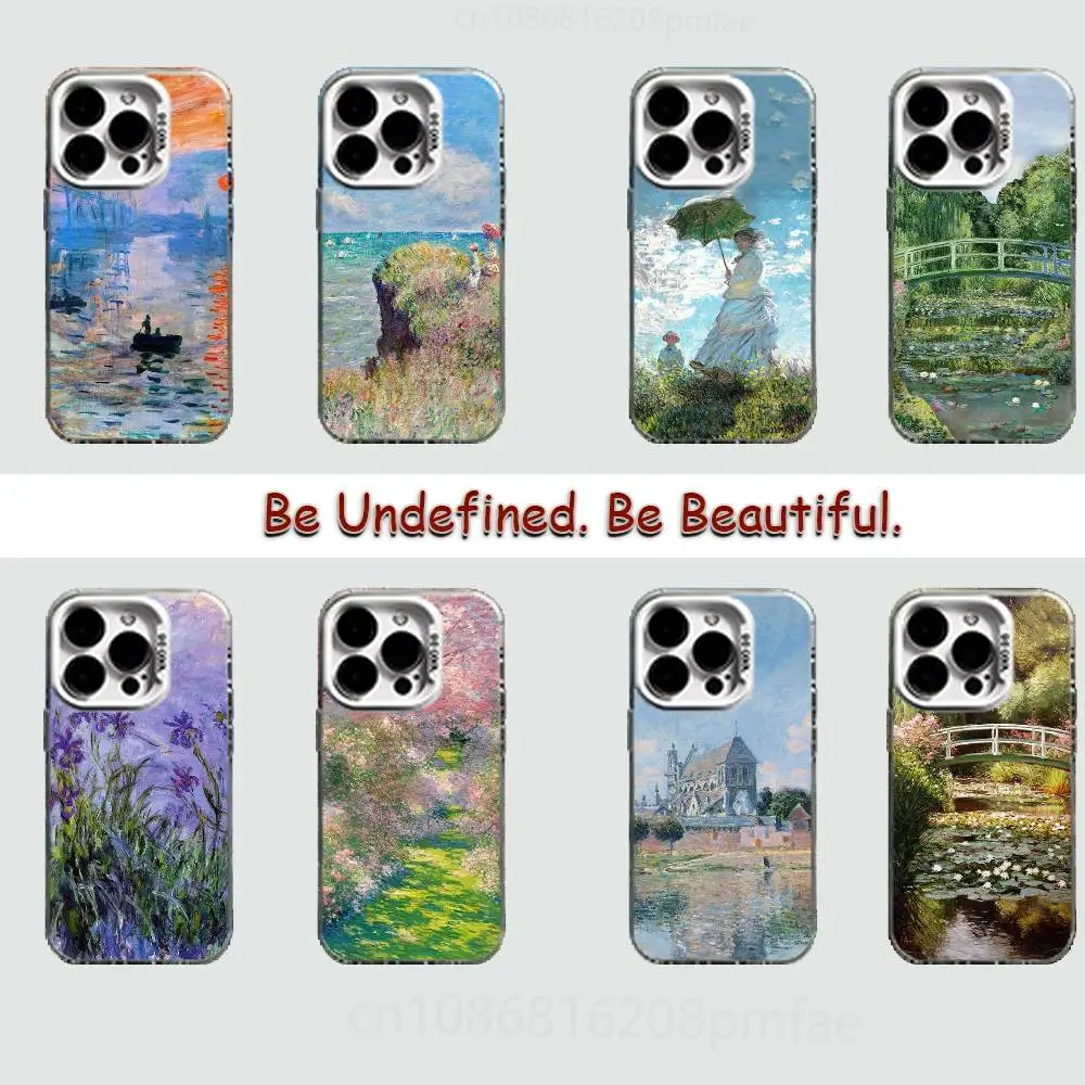 

Claude Monet Garden Lotus Bridge Case Case for iPhone17 16 15 14 13 12 11 Pro Max Plus Air X XS Max Hard Shockproof Bumper Cover