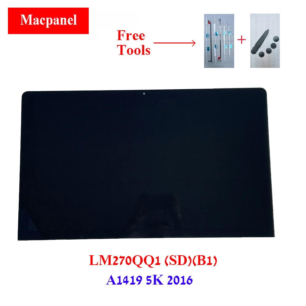 

New LCD Screen LM270QQ1 (SD)(B1) LM270QQ1 SDB1 For iMac Retina 27" 5K Late 2015 IPS A1419 5120x2880 EMC2834 661-03255