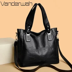 Luxury Famous Brand Commuter Bag Women's Soft Leather Handbag Large Capacity Casual Tote Bag Women's Shoulder Crossbody Bags