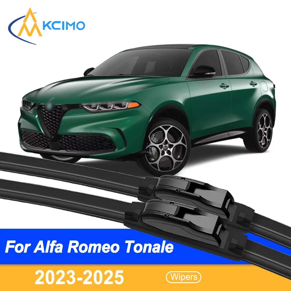 

For Alfa Romeo Tonale front wiper blades 2023-2025 car wiper windshield accessories 2 pieces