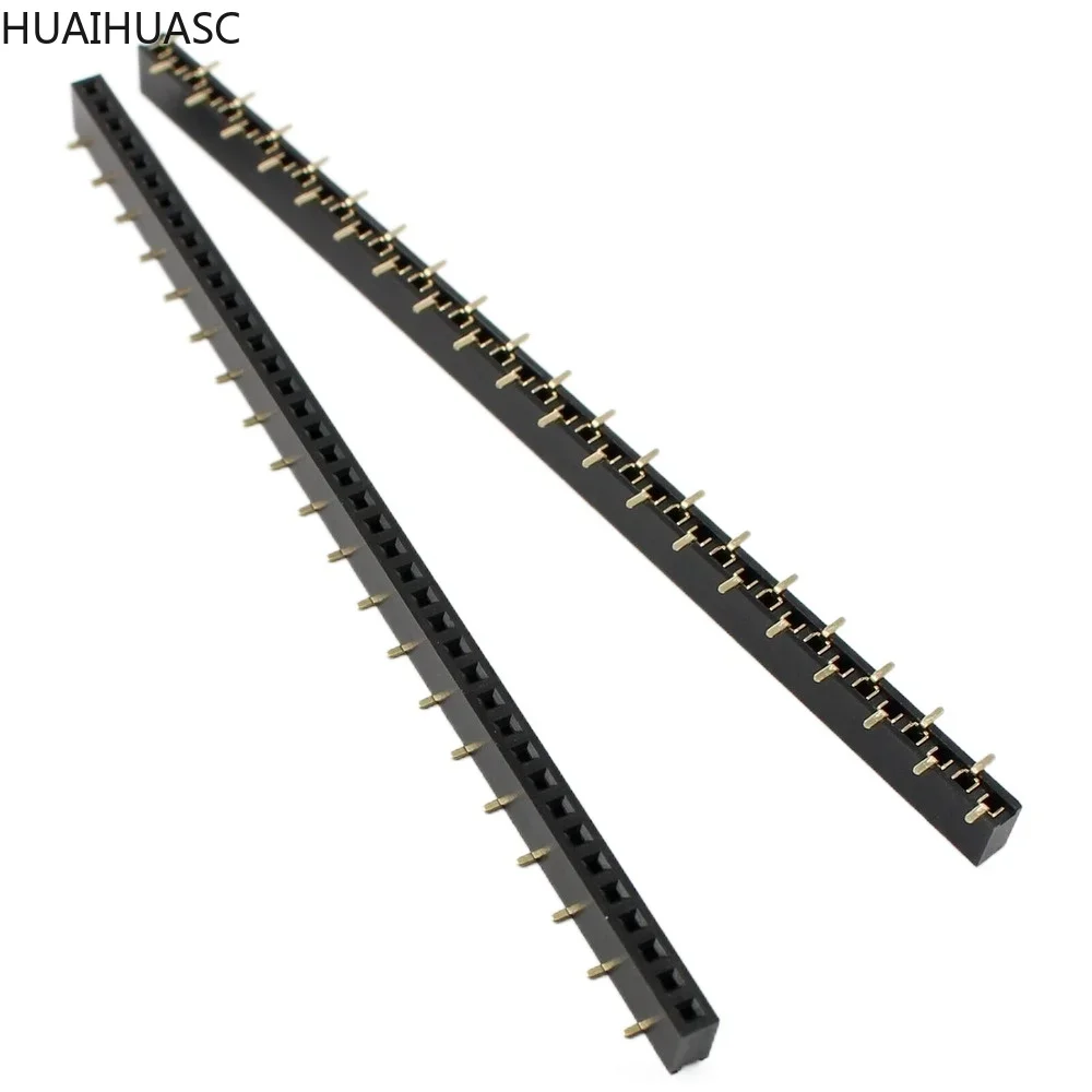 100pcs 2mm 2.0mm Pitch 1x40 40 Pin Female Single Row SMT Header Strip PH 4.3mm