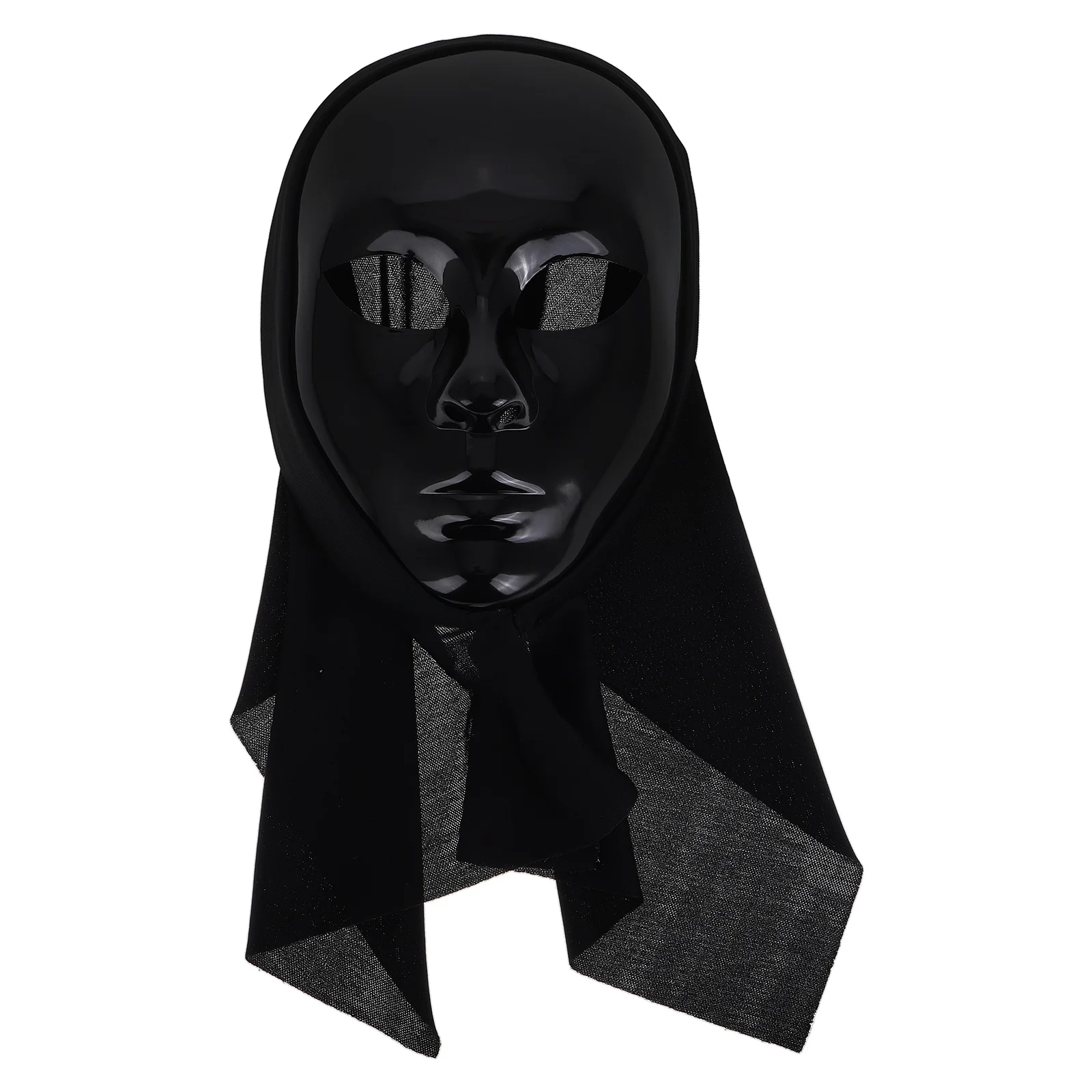 

Black Mask Blank Male Masquerade for Men Clear Halloween Make up Ball Proms White Man