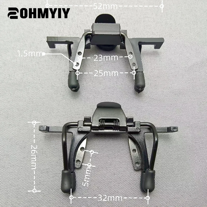 2 PCS Mount Clip Dental Accessories For Eyeglasses Medical Binocular Magnifier Loupe LED Dentist Surgiacl Headlight Head Lamp
