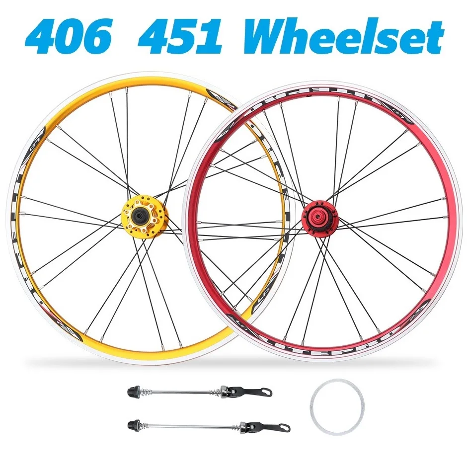 Litepro 20 hüvelykes 406 451 összecsukható Bicaj wheelset 74mm 100mm 130mm 135mm huby Kontra falra Foglalat Korong Fék vcc Fék 7 8 9 10 11 sebesség