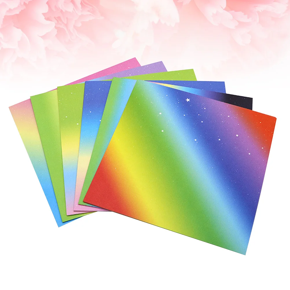 174 Stück Origami-Papier mit Farbverlauf, sicher, hochwertige quadratische Blätter für DIY-Bastelarbeiten, kreative Geschenke und Partydekorationen