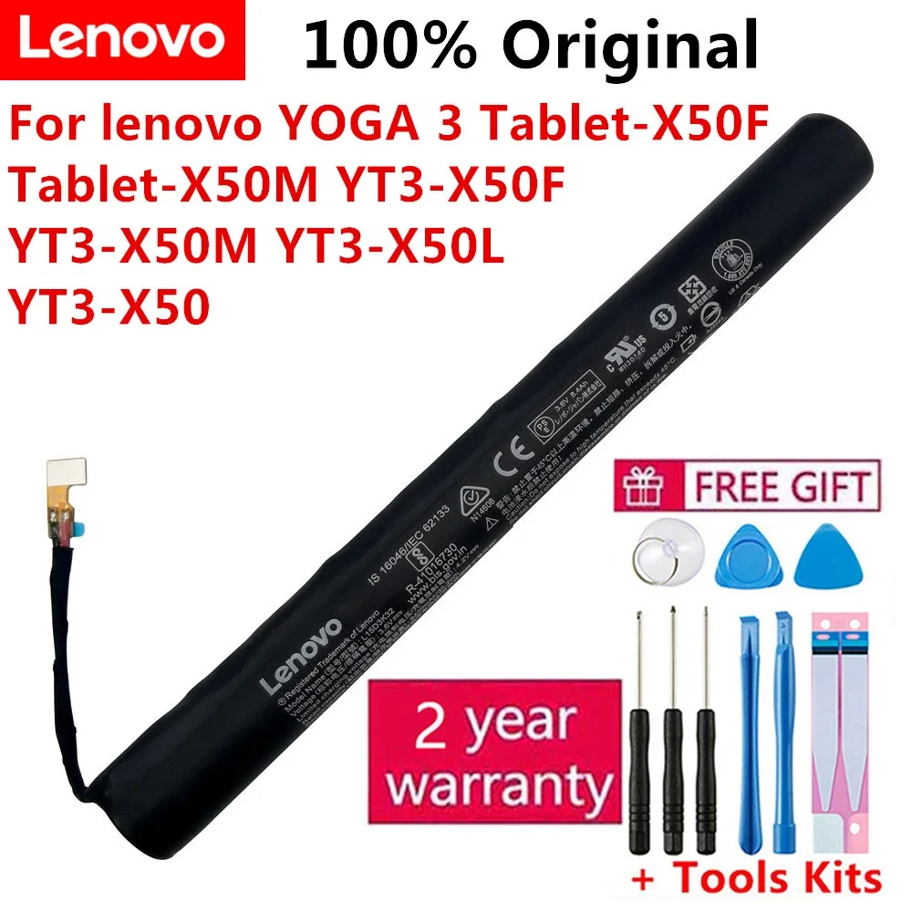 

LENOVO Original Battery L15D3K32 For Lenovo YOGA Tab 3 10.1 Tablet-X50F Tablet-X50M YT3-X50F YT3-X50M YT3-X50L YT3-X50 8400mAh